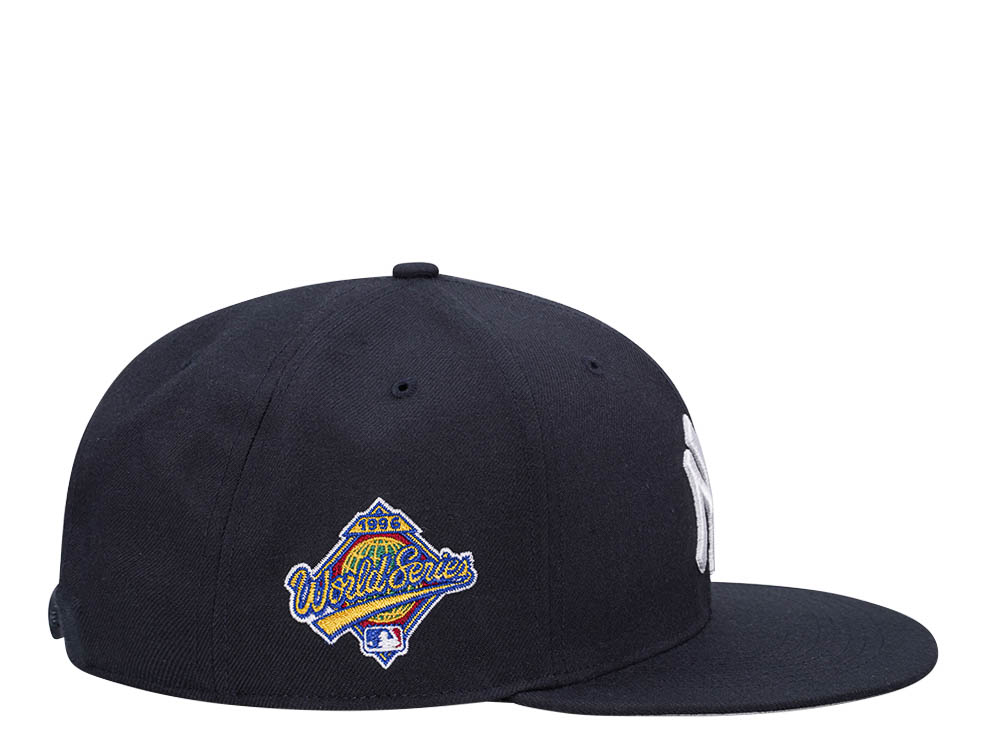 47Brand New York Yankees World Series 1996 Navy Sure Shot Under Captain Snapback Cap