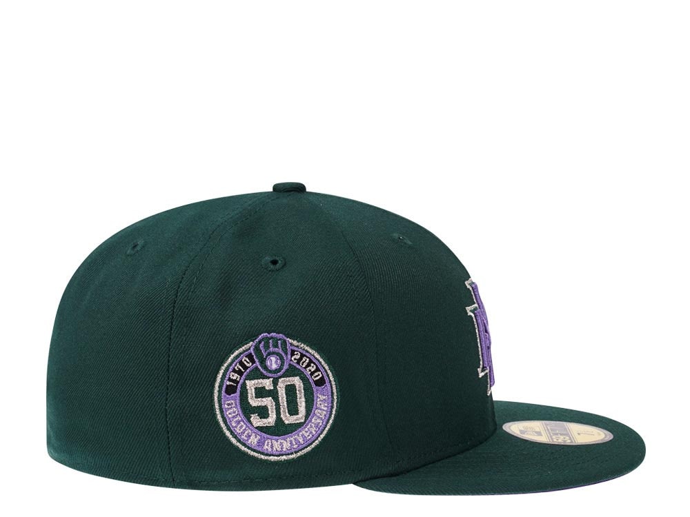 New Era Milwaukee Brewers 50th Anniversary Color Flip Edition 59Fifty Fitted Cap