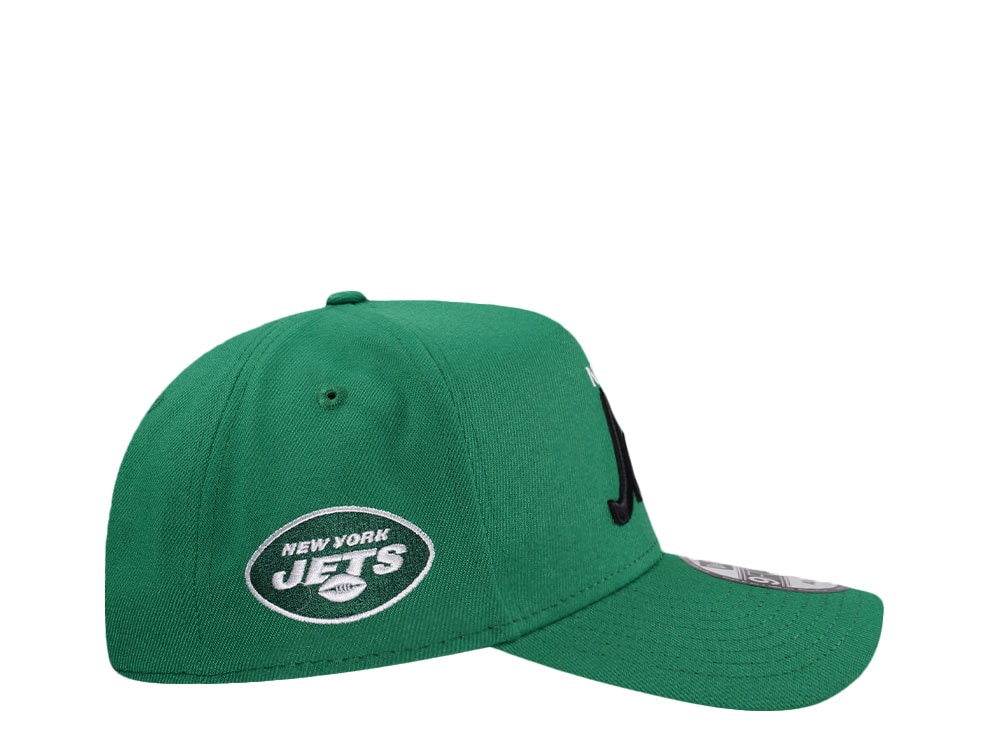 New Era New York Jets Script Green Edition 9Forty A Frame Snapback Cap