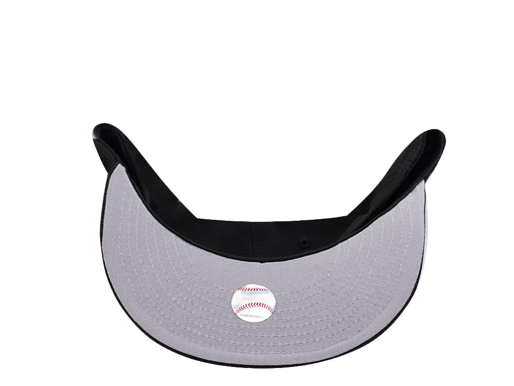 New Era New York Yankees 27x World Champions Metallic Pewter Black Prime Edition 59Fifty Fitted Cap