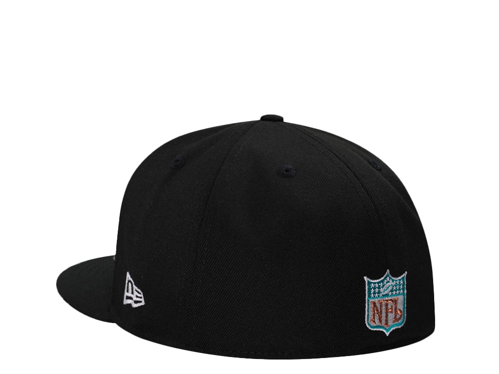 New Era Miami Dolphins Perfect Season Black Prime Edition 59Fifty Fitted Cap