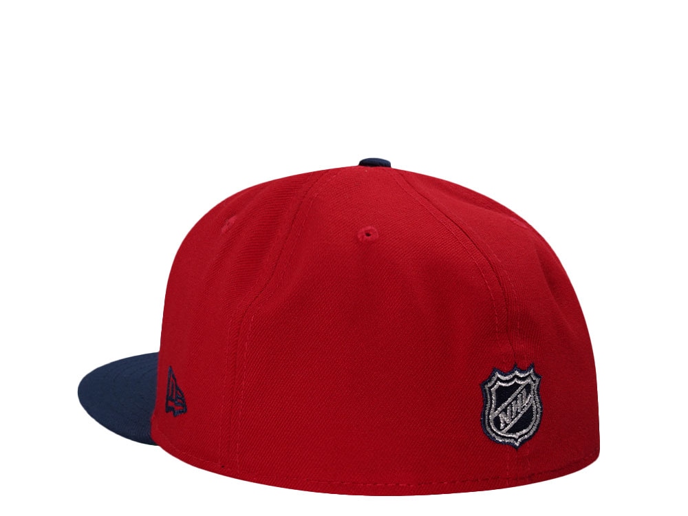 New Era Columbus Blue Jackets Throwback Prime Two Tone Edition 59Fifty Fitted Cap