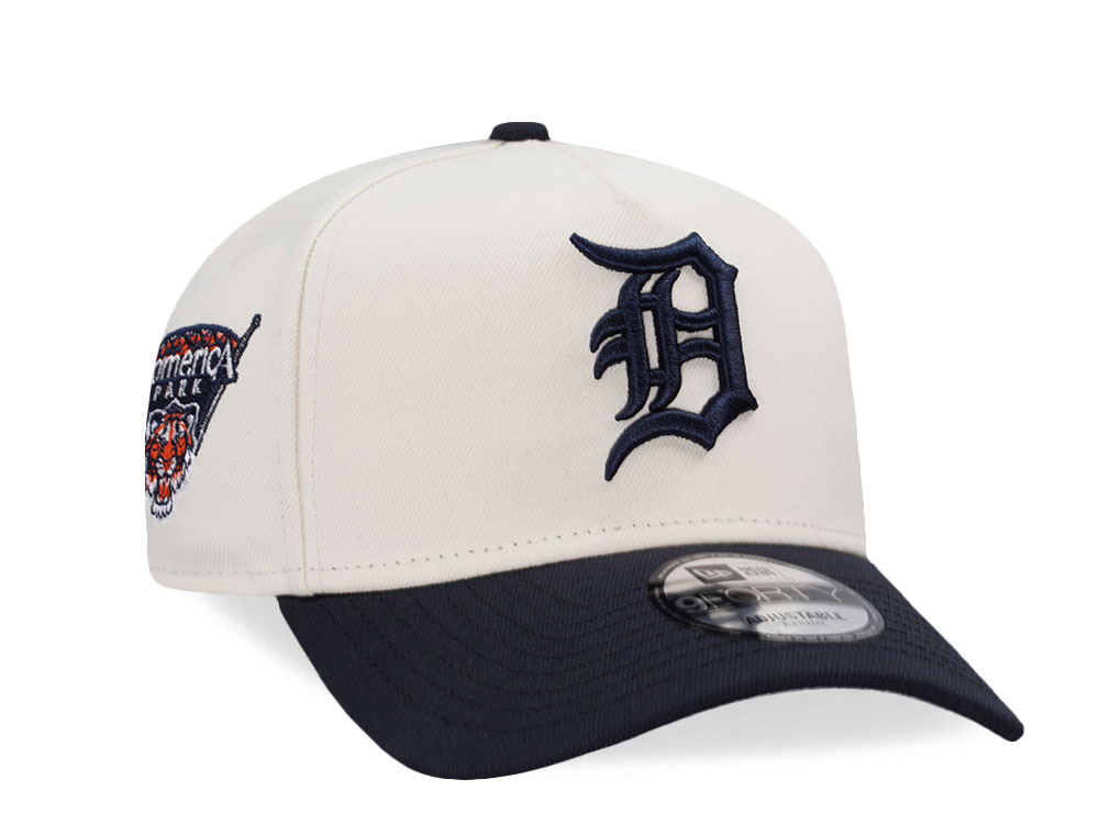 New Era Detroit Tigers Comerica Park Chrome Two Tone Edition 9Forty A Frame Snapback Cap