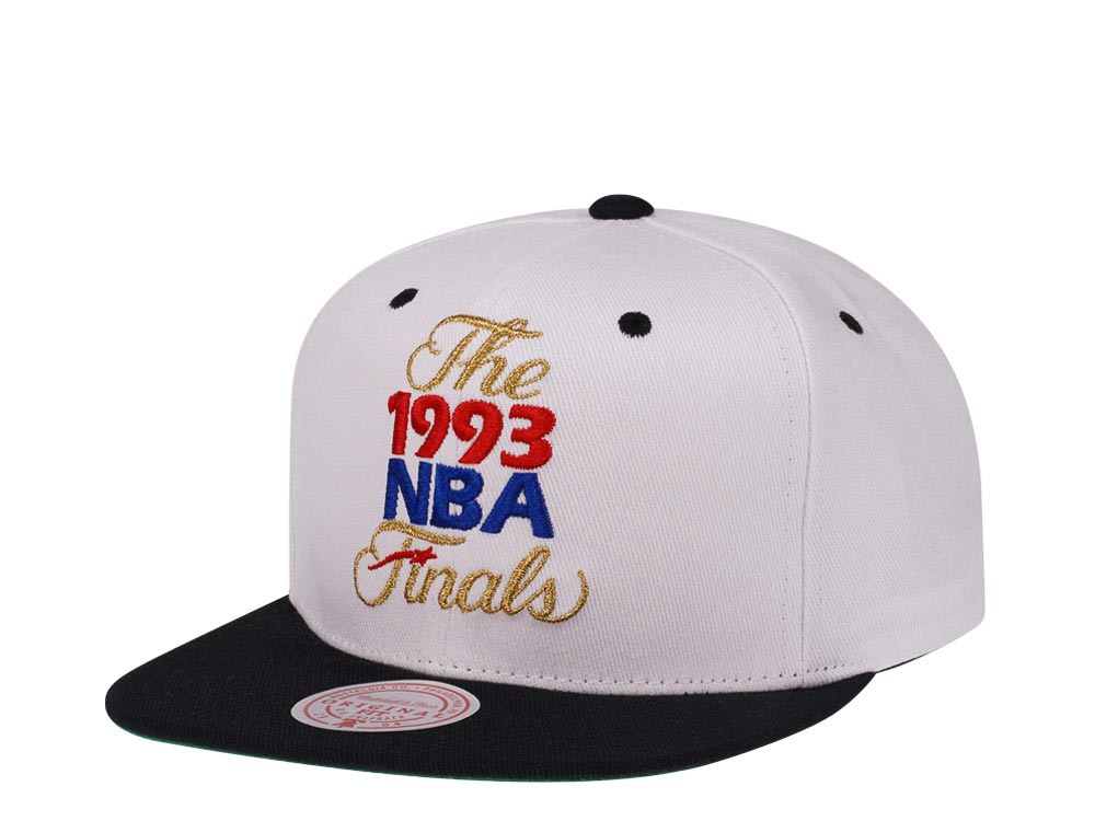 Mitchell & Ness NBA Finals 1993 White Classic Snapback Cap
