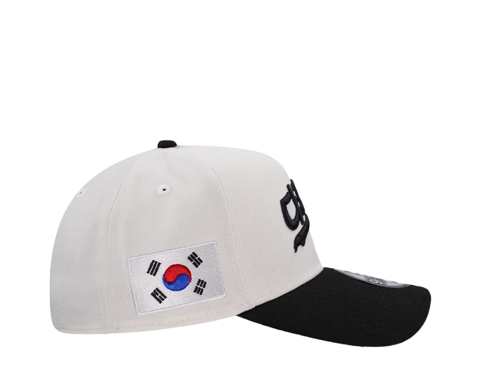 New Era Los Angeles Dodgers Korea Chrome Two Tone Edition 9Forty A Frame Snapback Cap