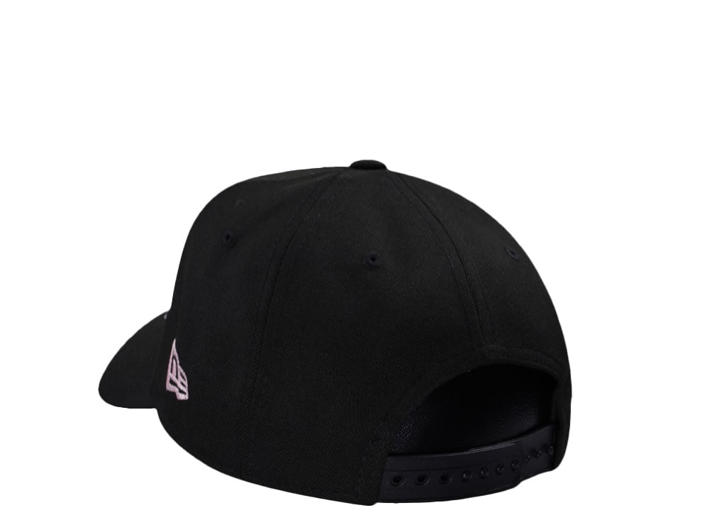 New Era Los Angeles Dodgers Tokyo Series Cherry Blossom Black Pink Edition 9Forty A Frame Snapback Cap