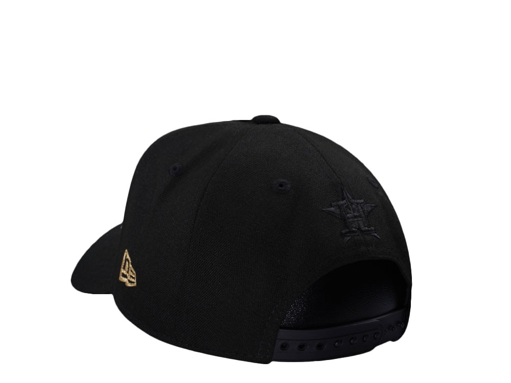 New Era Houston Astros Astrodome Anniversary Gold Drip Prime Edition 9Forty A Frame Snapback Cap