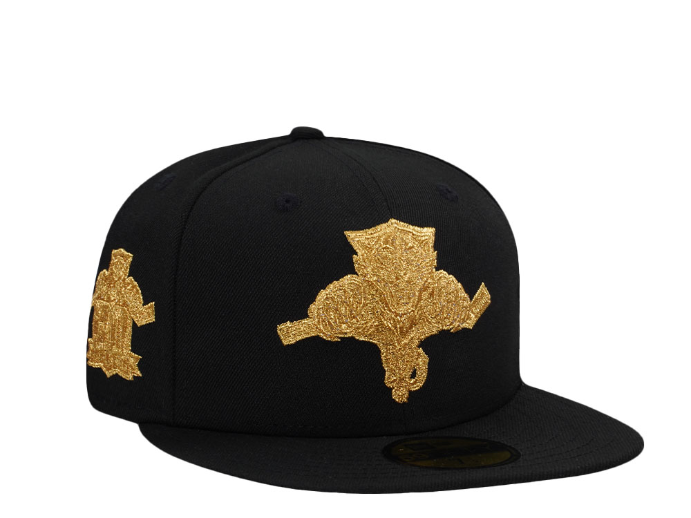 New Era Florida Panthers 30th Anniversary 24K Black Prime Edition 59Fifty Fitted Cap