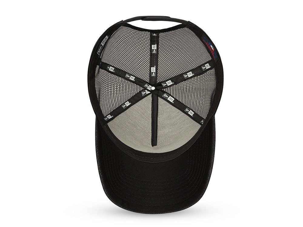 New Era Chicago Bulls Black Graphite A Frame Trucker Snapback Cap