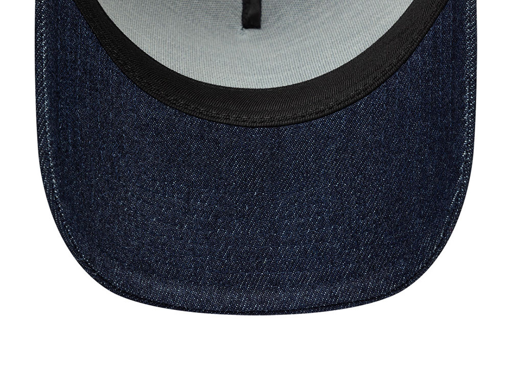 New Era Patch Denim Edition 9Forty A Frame Trucker Snapback Cap