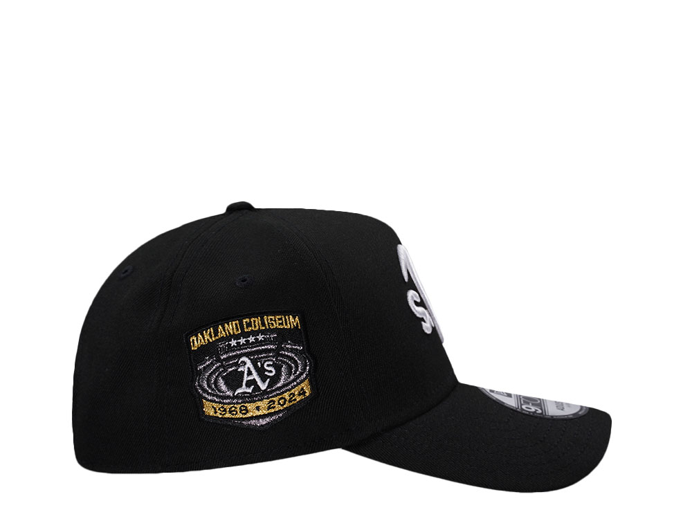 New Era Oakland Athletics Stadium Anniversary Black Prime Edition 9Forty A Frame Snapback Cap