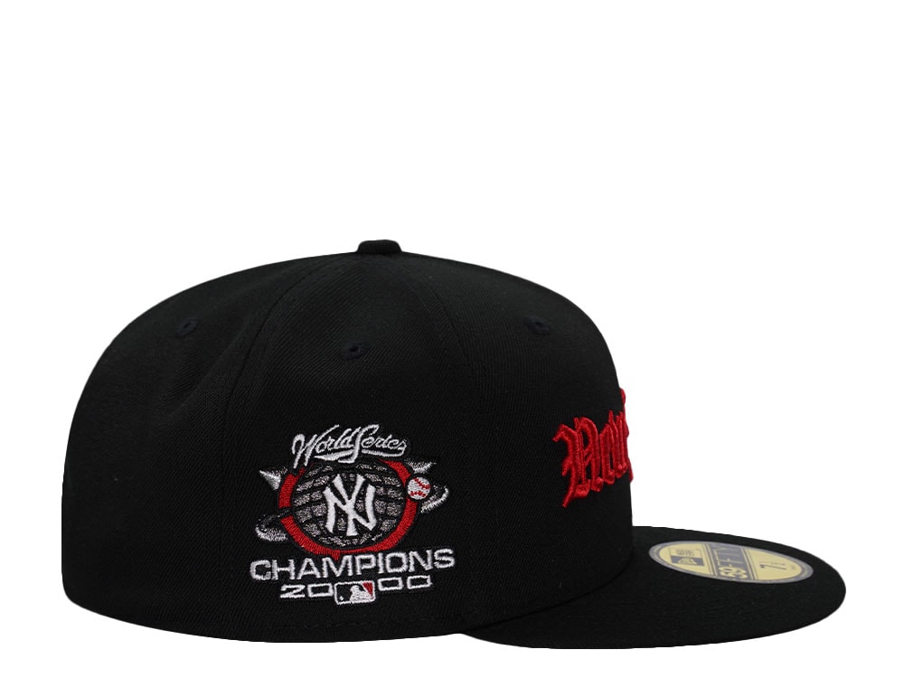 New Era New York Yankees World Series Champions 2000 Black Prime Edition 59Fifty Fitted Cap