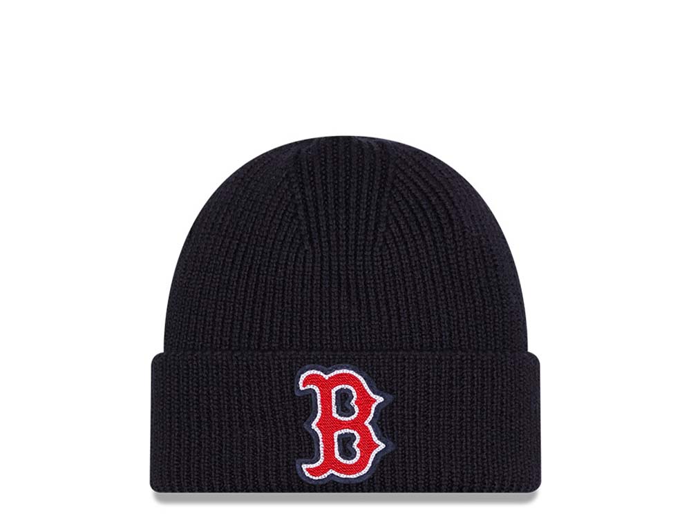 New Era Boston Red Sox Skull Knit Navy Mütze