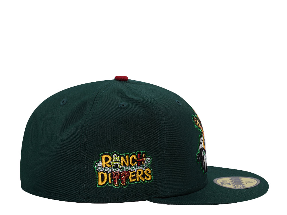 New Era Tulsa Drillers Dark Green Prime Edition 59Fifty Fitted Cap