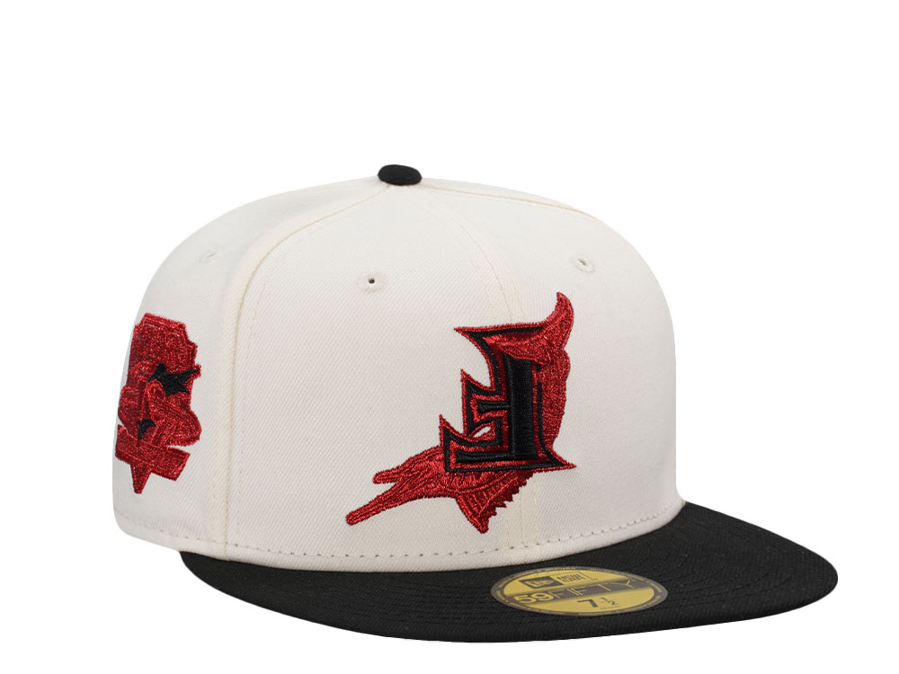 New Era Florida Marlins 10th Anniversary Movie Legend Chrome Edition 59Fifty Fitted Cap