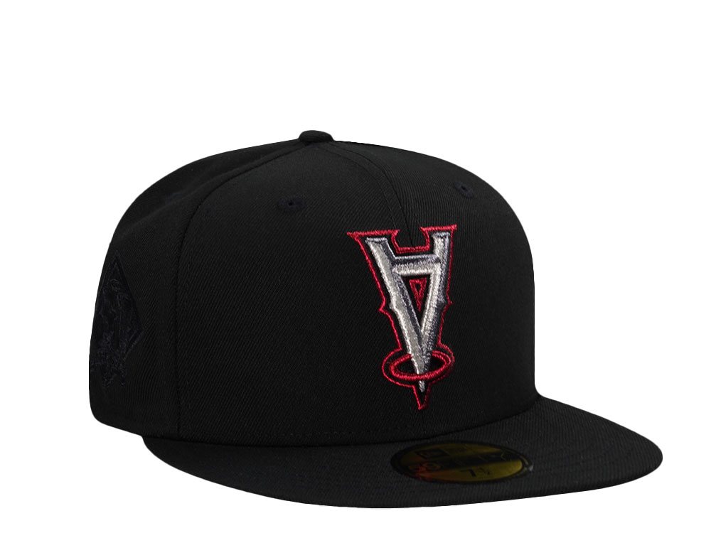 New Era Anaheim Angels 60th Anniversary Fallen Black Edition 59Fifty Fitted Cap