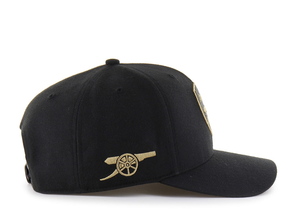 47 Brand Arsenal FC Sure Shot Black MVP DP Snapback Cap