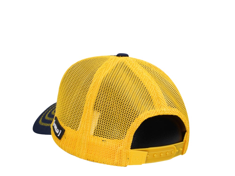 Capslab Dragon Ball Z Vegeta Blue/Yellow Trucker Snapback Cap