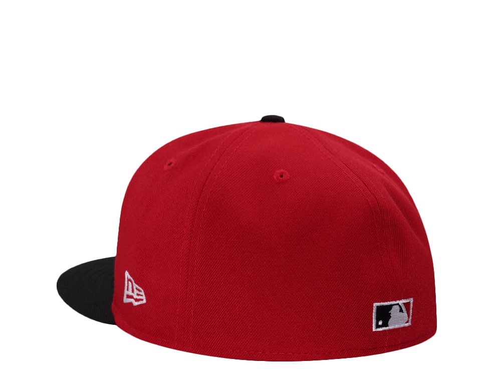New Era New York Yankees World Series Champions 2000 Script Red Prime Edition 59Fifty Fitted Cap