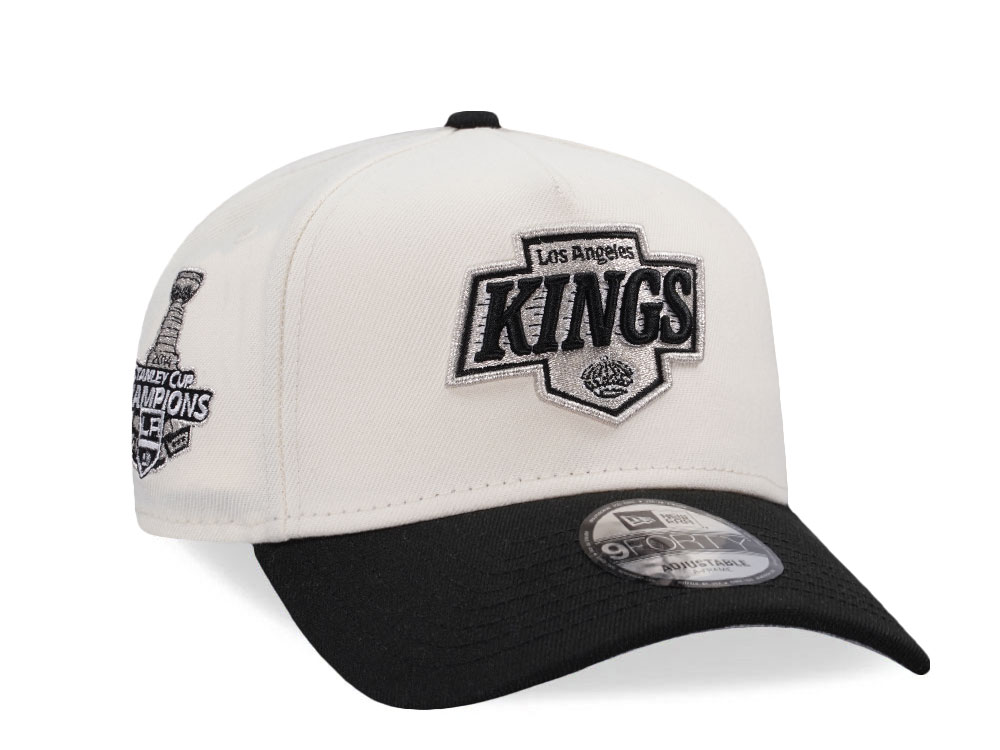 New Era Los Angeles Kings Stanley Cup Champions 2014 Chrome Two Tone Edition 9Forty A Frame Snapback Cap