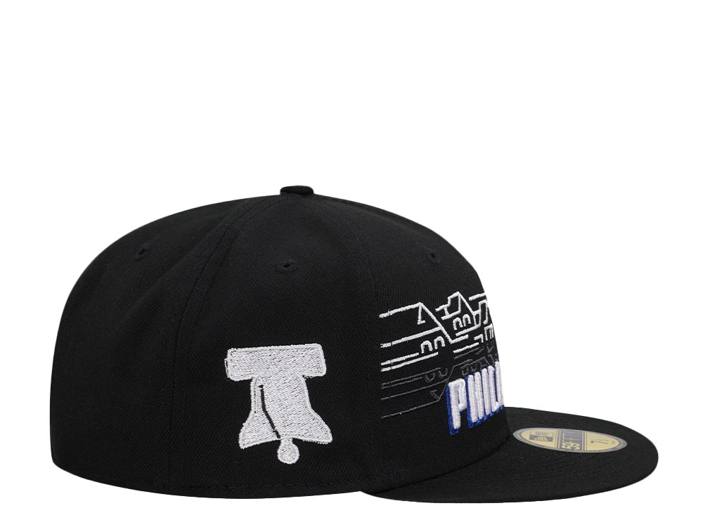 New Era Philadelphia 76ers Black City Edition 59Fifty Fitted Cap