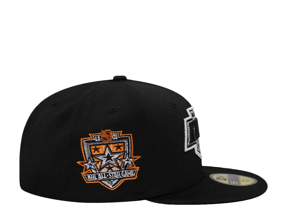 New Era Los Angeles Kings All Star Game 2002 Black Throwback Edition 59Fifty Fitted Cap