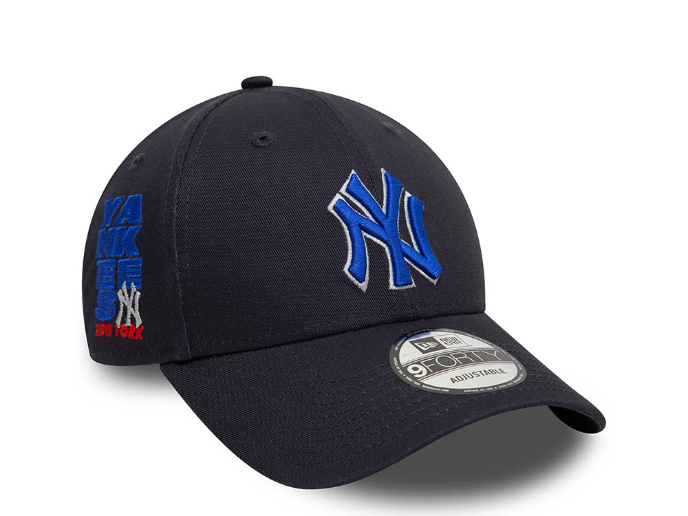 New Era New York Yankees MLB Patch Navy 9Forty Strapback Cap