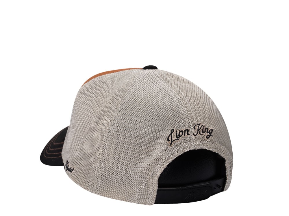 Hatfield Lion Brown Black Trucker Snapback Cap