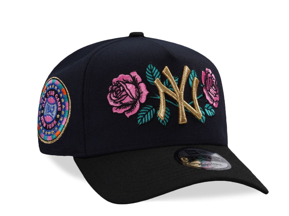 New Era New York Yankees All Star Game 1942 Rose Navy Two Tone Edition 9Forty A Frame Snapback Cap