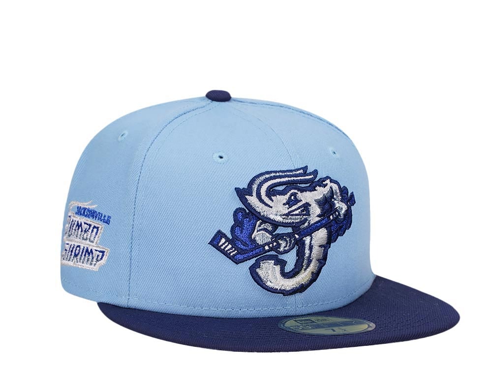 New Era Jacksonville Jumbo Shrimp Hockey Iced Two Tone Edition 59Fifty Fitted Cap
