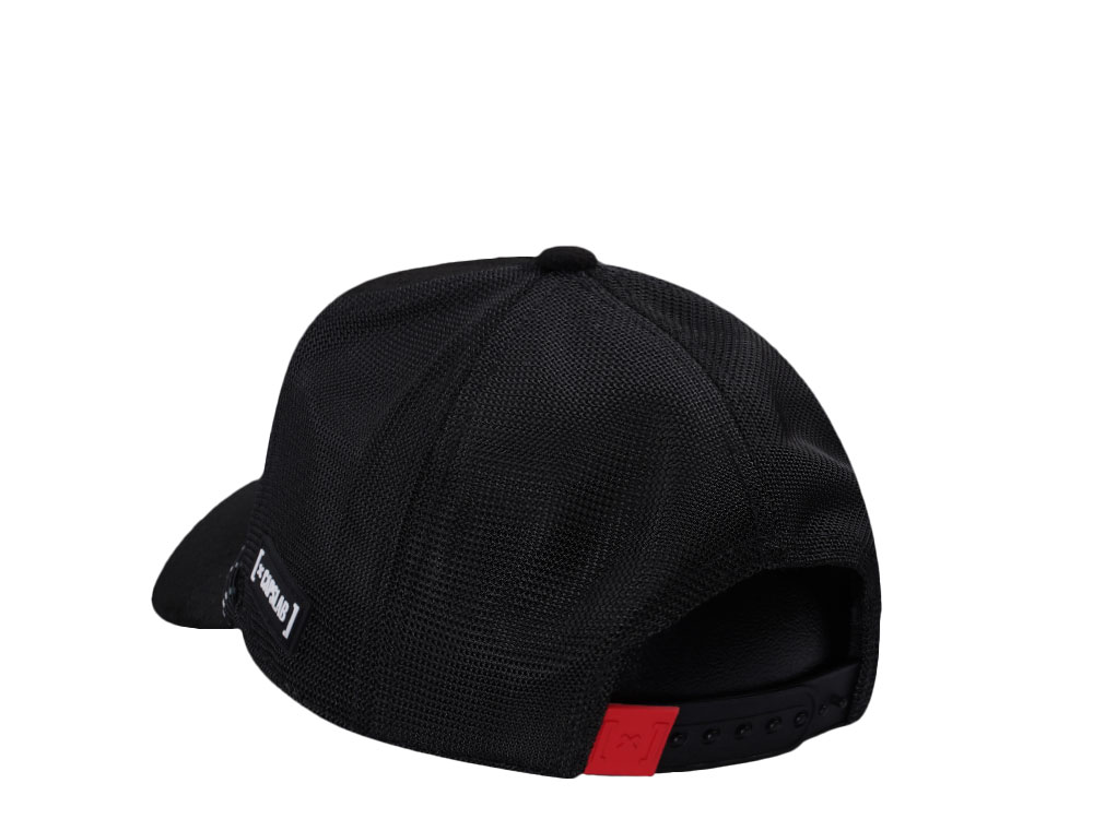 Capslab House Of The Dragon Emblem Black Trucker Snapback Cap