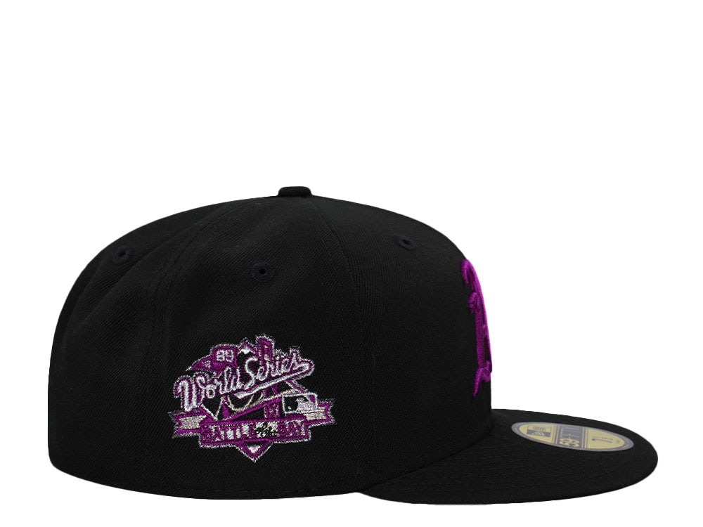 New Era Oakland Athletics World Series 1989 Black Prime Edition 59Fifty Fitted Cap