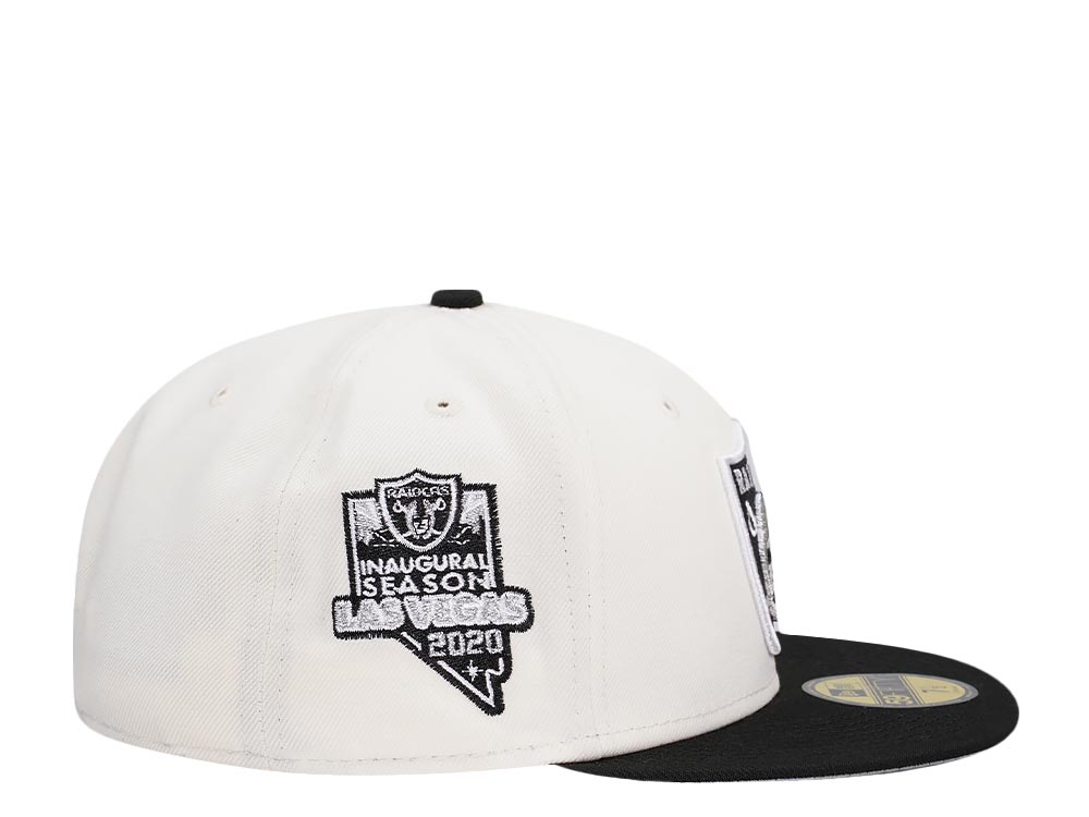 New Era Las Vegas Raiders Inaugural Season 2020 Chrome Two Tone Edition 59Fifty Fitted Cap