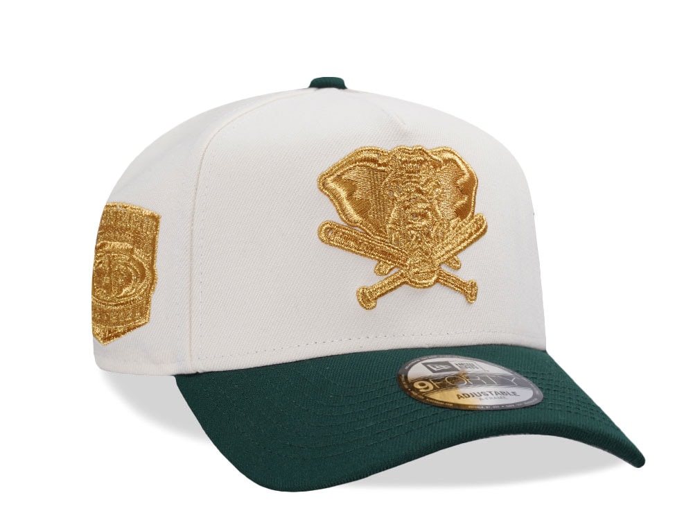 New Era Oakland Athletics Stadium Chrome Two Tone Edition 9Forty A Frame Snapback Cap