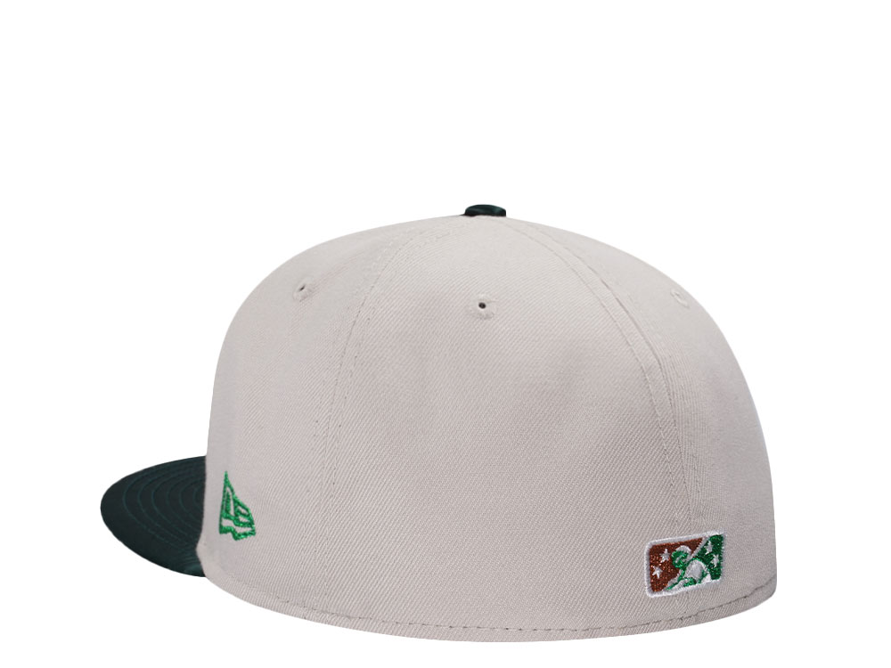 New Era North West Arkansas Naturals Stone Satin Brim Prime Edition 59Fifty Fitted Cap