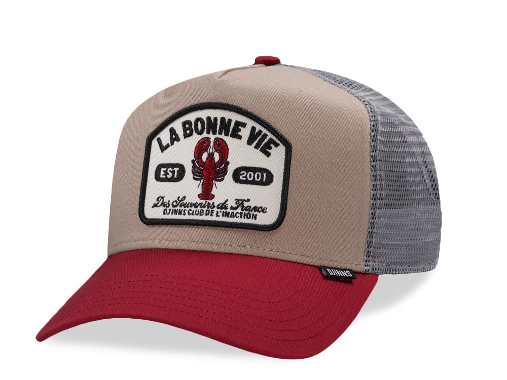 Djinns HFT La Bonne Vie Khaki Two Tone Edition Trucker Snapback Cap