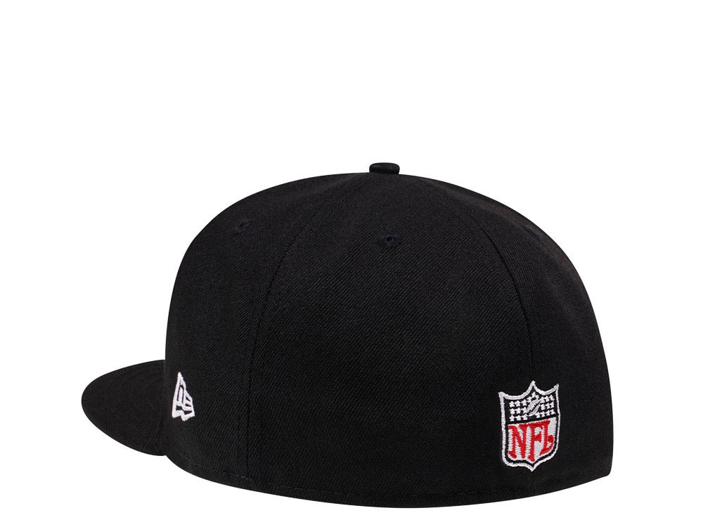 New Era Philadelphia Eagles Throwback Black Crimson Collection 59Fifty Fitted Cap