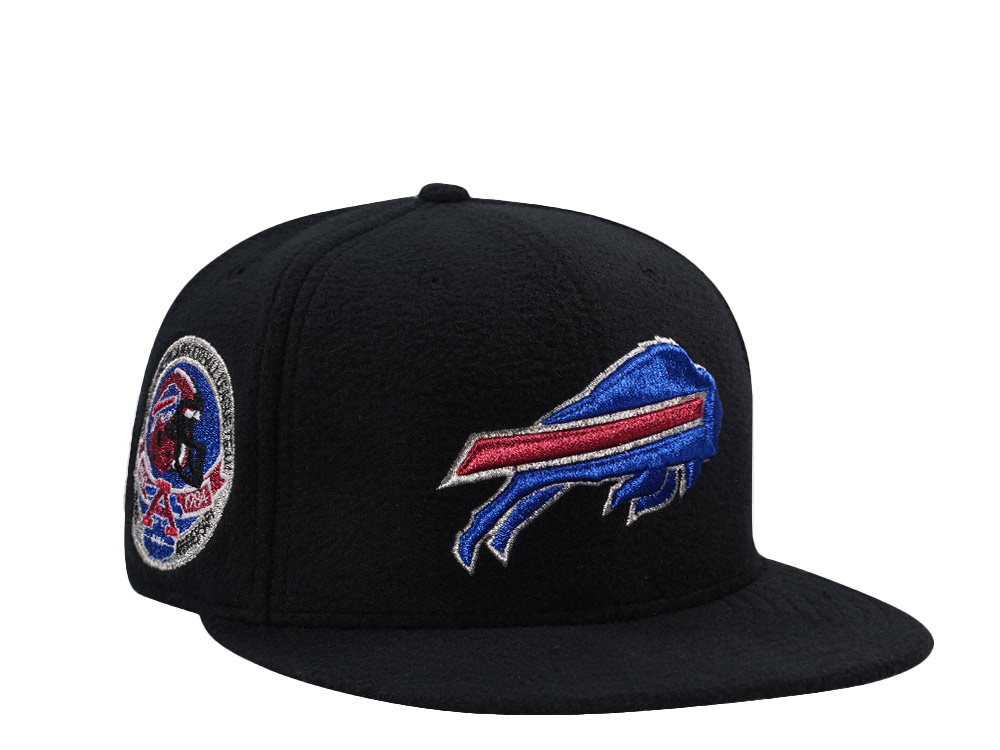 New Era Buffalo Bills 25th Anniversary Black Prime Fleece Edition 59Fifty Fitted Cap