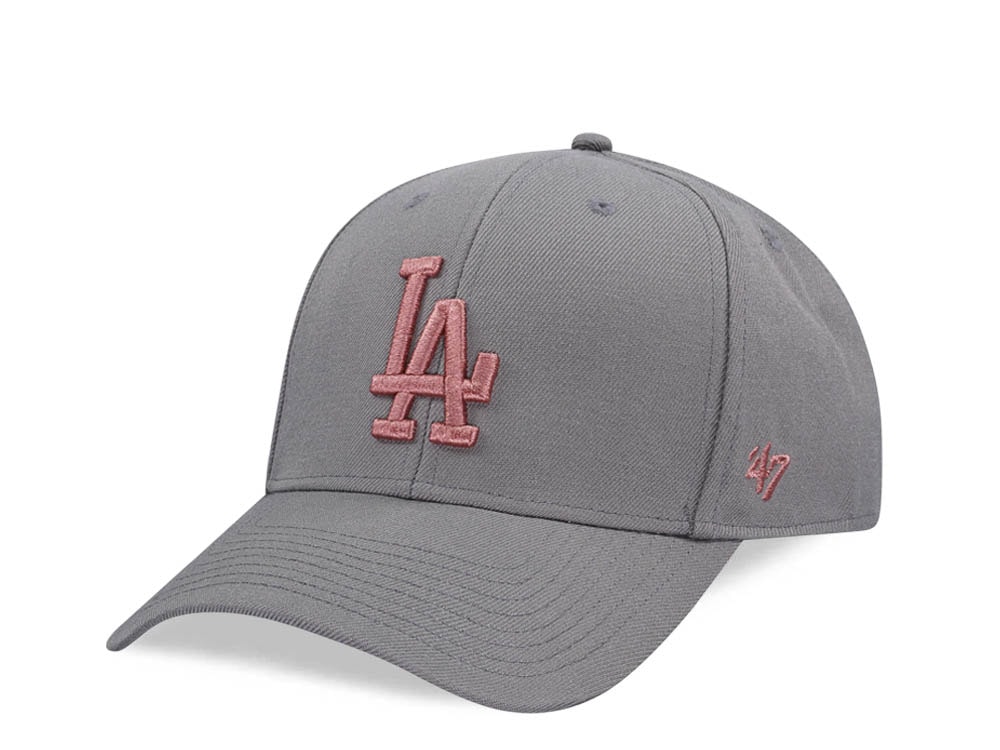 47Brand Los Angeles Dodgers Dark Gray MVP Snapback Cap