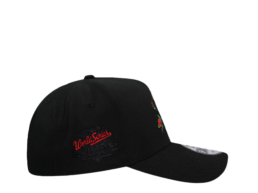 New Era Oakland Athletics World Series 1989 Black Roses 9Forty A Frame Snapback Cap
