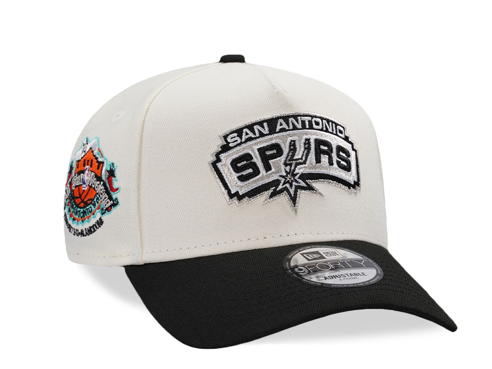 New Era San Antonio Spurs All Star Game 1996 Chrome Two Tone Edition 9Forty A Frame Snapback Cap