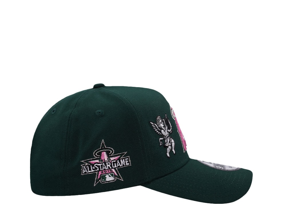 New Era Anaheim Angels All Star Game 2010 Dark Green Cupid Edition 9Forty A Frame Snapback Cap