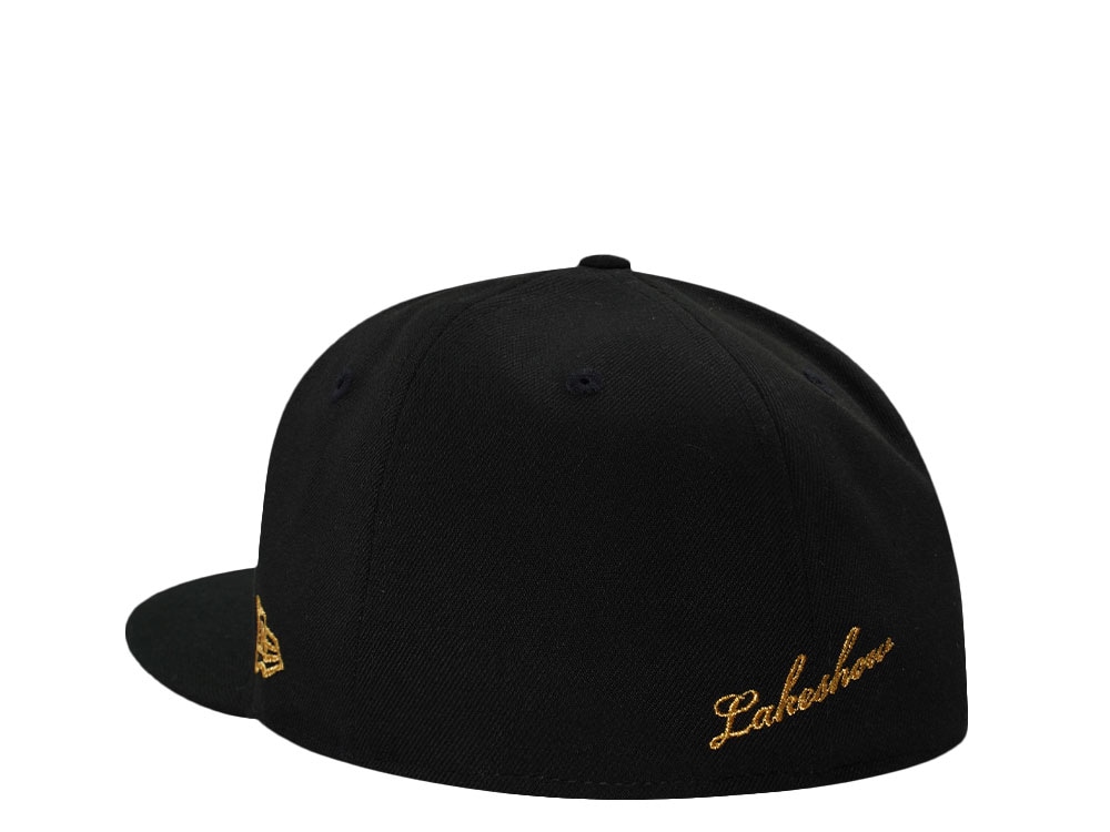 New Era Los Angeles Lakers Lakeshow Gold Black Edition 59Fifty Fitted Cap