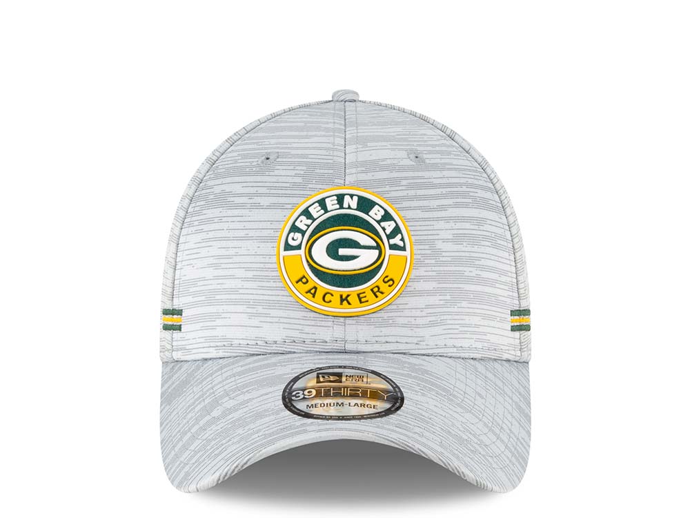 New Era Green Bay Packers Fall Sideline 39Thirty Stretch Cap