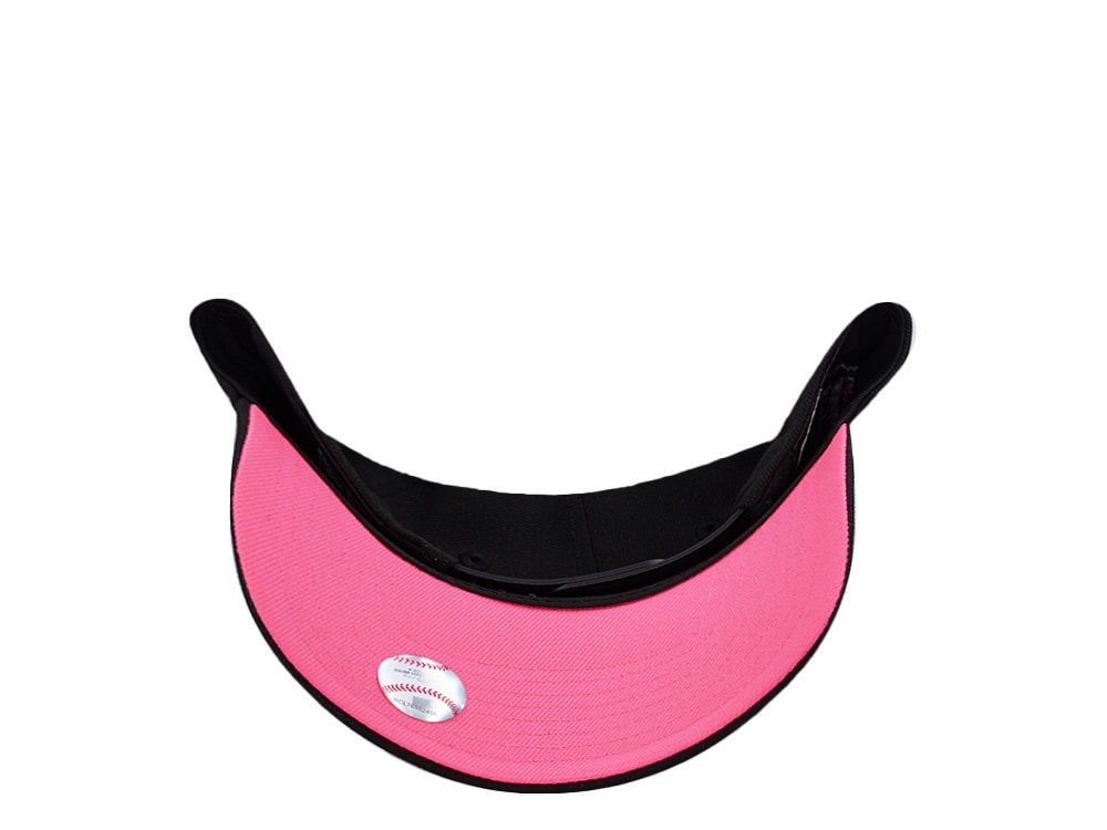 New Era Arizona Diamondbacks Inaugural Season Pink Glow Black Prime Edition 9Forty A Frame Snapback Cap