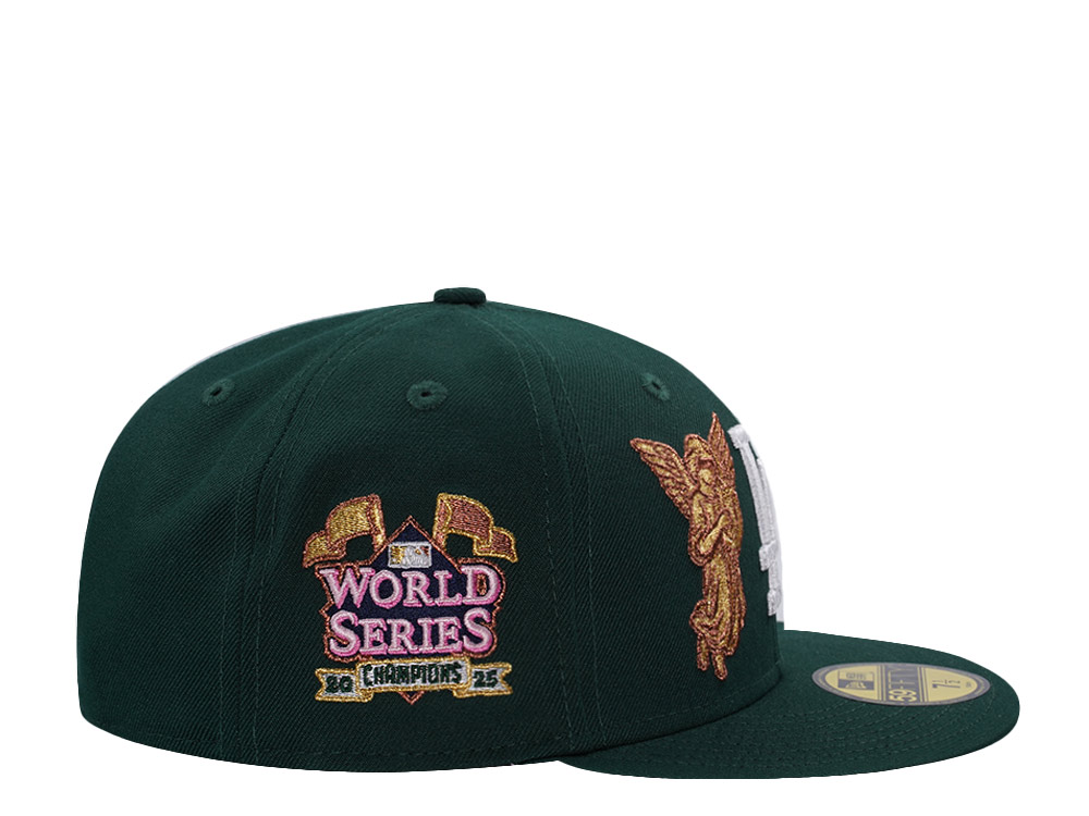 New Era Los Angeles Dodgers World Series 2025 Dark Green Prime Edition 59Fifty Fitted Cap