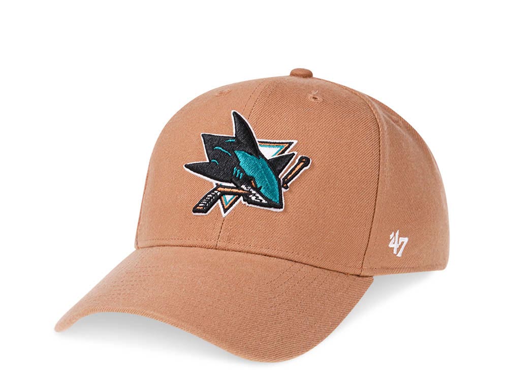 47Brand San Jose Sharks Camel Classic Snapback Cap