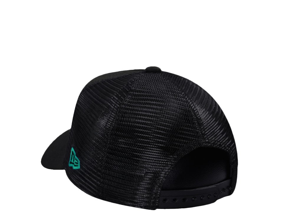 New Era Anaheim Ducks Anaheim Ducks Classic Black Edition 9Forty A Frame Trucker Snapback Cap