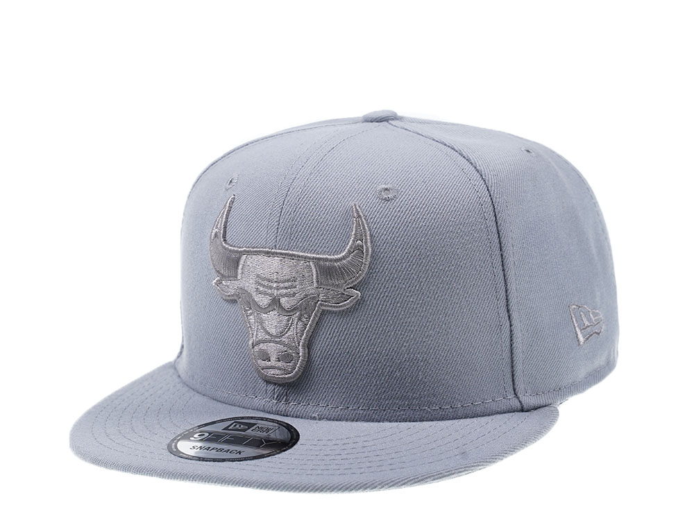 New Era Chicago Bulls All About Grey Edition 9Fifty Snapback Cap