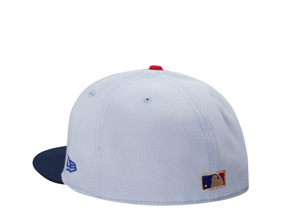 New Era Chicago Cubs Be Alert Mountain Blue Two Tone Edition 59Fifty Fitted Cap